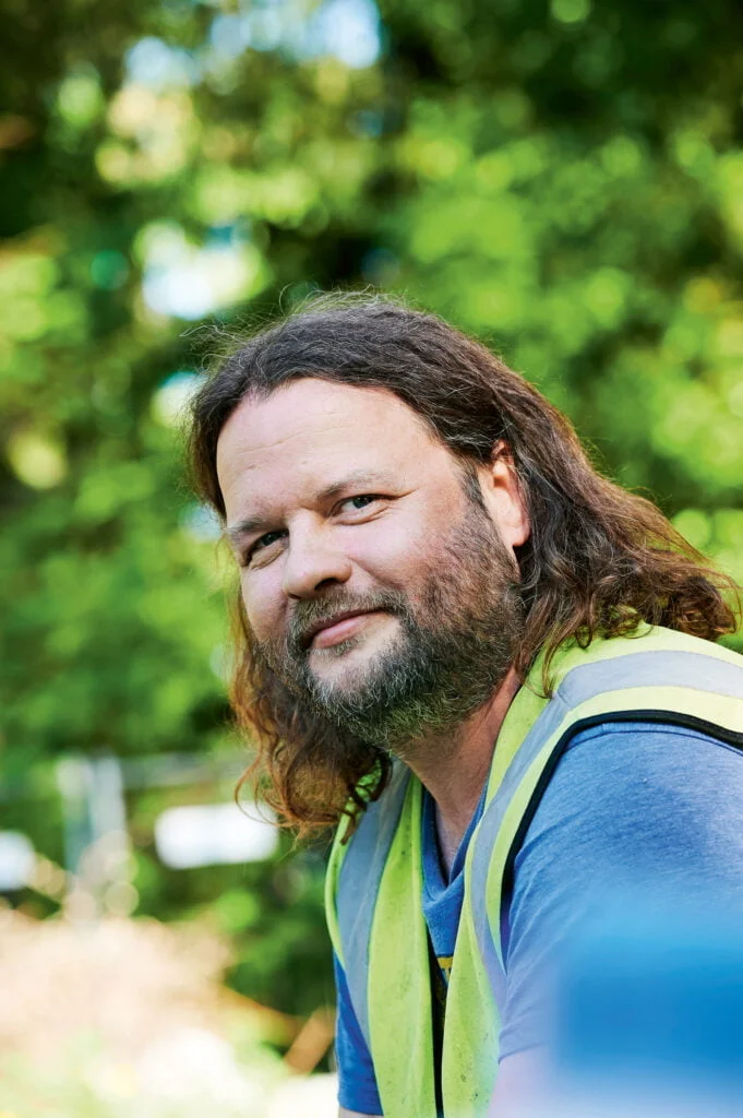 Työnjohtaja Jussi Nyman.