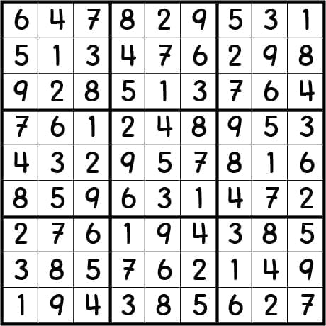 Sudokun 2 7/2021 ratkaisu