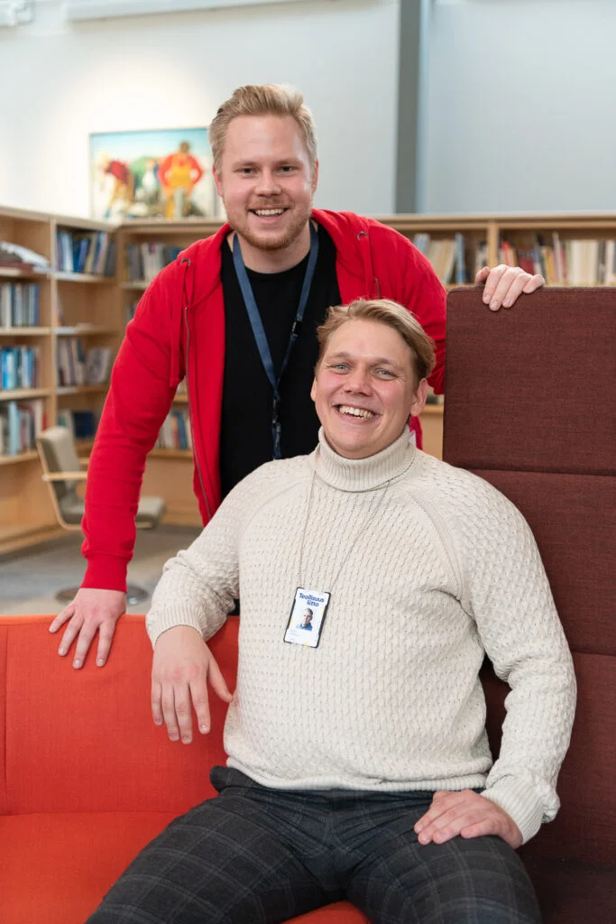Noin kolmannes Teollisuusnuorten päiville osallistuneista oli ensikertalaisia, kertovat järjestötoimitsijat Tuomas Suihkonen ja Petteri Matteinen Teollisuusliitosta.