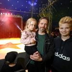 Teollisuusliiton Lounais-Suomen aluekeskuksen järjestämää perhepäivää vietettiin Sirkus Tähden esityksessä Porissa 450 hengen voimin.